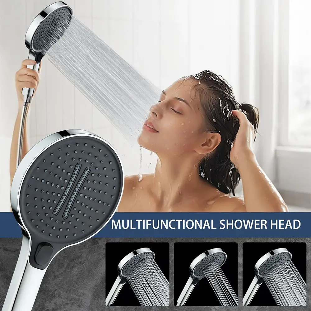 Modern Push Button Control Shower Head